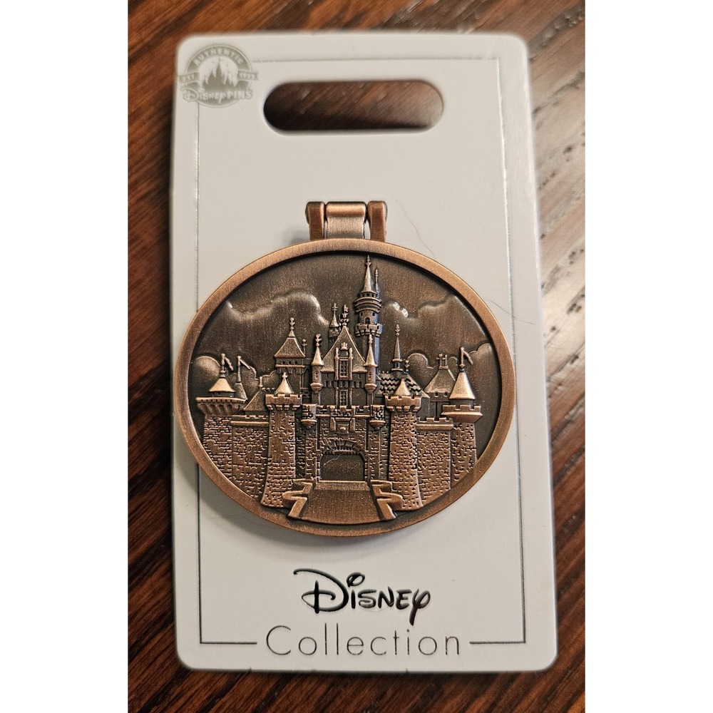 Walt Disney Photo Locket Hinged Bronze Castle 3D Disney Pin